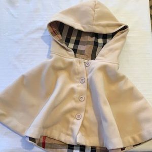 Baby girl car seat poncho